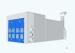 Multi Functional Semi Down Draft Booth Energy Saving Environmentally Friendly