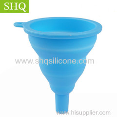 Silicone folding funnel scalable portable oil can funnel