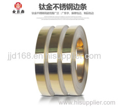 Electroplating titanium stainless steel