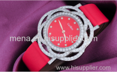 diamond case colorful face watches for women china watch factory