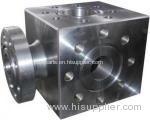 API 6A Inconel 625/UNS N06625/2.4856/Alloy 625 Forged Forging Steel integral Mud Flange Flanged outlet Studded crosses