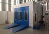 Water Curtain Paint Spray Booth With Drying Oven Diesel Burner Heating Turbo Fan