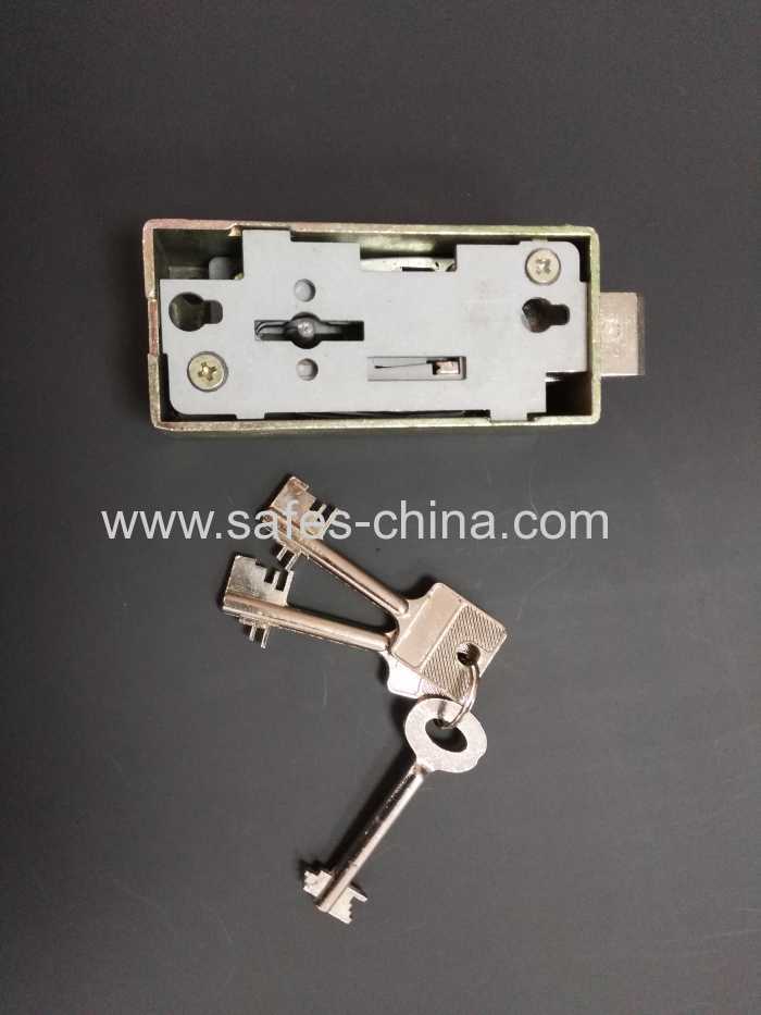 Safe Deposit Box Lock Single Nose With 1guard Key And 2 Renter