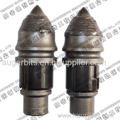 Conical Bits and Bullet Teeth for Foundation Drilling and Construction Tools