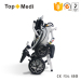 Lightweight folding electric wheelchair for airplane