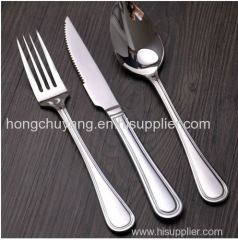 2016 new 18/10 stainless steel spoon knife forks flatware sets stainless steel cutlery set