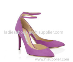 ladies pointed toe high heel ankle strap dress sandles