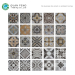 2016 Porcelain Spanish Flower Ceramic Floor Tile Price For Wall Decoration