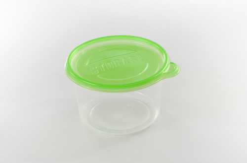circular disposable plastic meal box