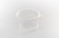 circular disposable plastic lunch box meal box