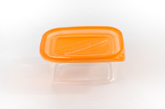 709ml Rectangular shaped disposable plastic lunch box