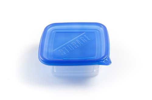 591ml Square shaped disposable plastic lunch box