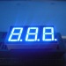 triple digit 0.56 inch common cathode blue 7 segment led display