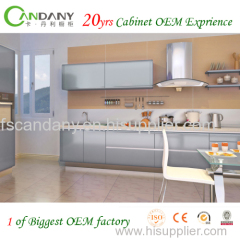 Foshan candany lacquer kitchen cabinet with high gloss lacquer door