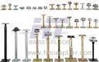 Aluminum Raised Floor Pedestal Cross / Flat Head For Bare Steel Panel