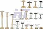 Steel Adjustable Raised Floor Pedestal Golden Tube Type European Style