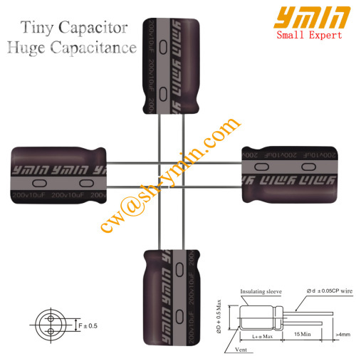 LK Series 105C 6000 ~ 8000 Hours Capacitors Radial Aluminium Electrolytic Capacitors for General Purpose RoHS