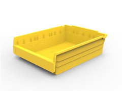 Plastic warehouse storage bin