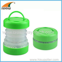 4LED straw hat LED pop up light table lamp camping lantern 3*AAA closed plstic hook lamp