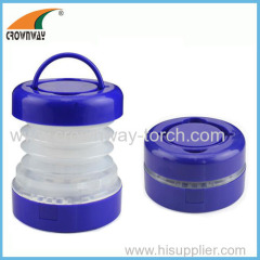 4LED straw hat LED pop up light table lamp camping lantern 3*AAA closed plstic hook lamp