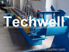 Manual Decoiler Rolling Shutter Door Forming Machine For 13 Forming Stations