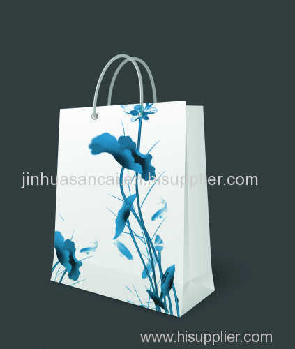 printing of logo with paper handbag