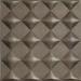 Grand Hotel Decoration 3D Faux Leather Ceiling Tiles Smoke Proof