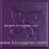 China Factory High Quality Carved 3D Leather Wall Panel for Interior Decoration