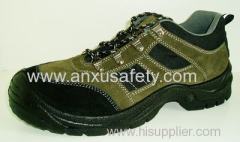 AX03014 suede leather upper safety shoes