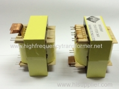 large watt transformer EE55 ferrite core and bobbin from ISO manufacturer