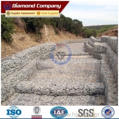 Galfan Coated 20years anti-rust Hexagonal Wire Netting Gabion Basket