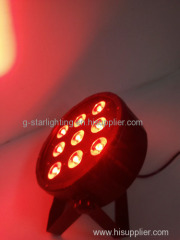 9*8Wmini flat led par can (4IN1 R/G/B/W)