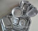 Thin Disposable aluminium foil food containers Double Bright Side