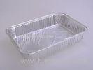 Disposable Aluminum Foil Baking Pans / Loaf Pan For Food Storage Cooking