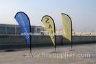 Elastic Fabric PVC Teardrop Flag Banner Full Color Digital Printing