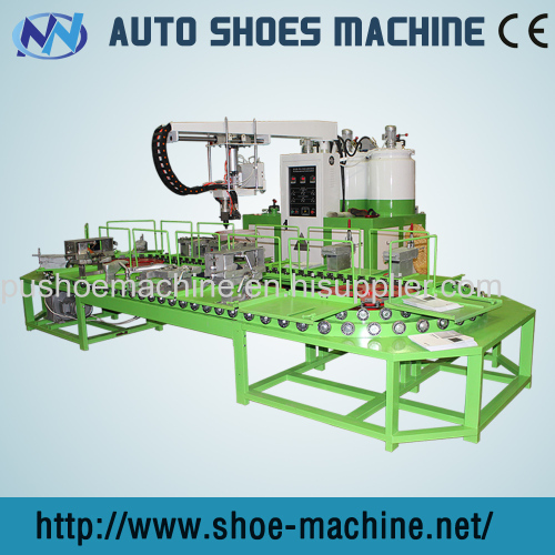 pu footwear manufacturing machine