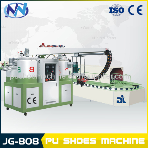 7 color pu shoe making pouring machine