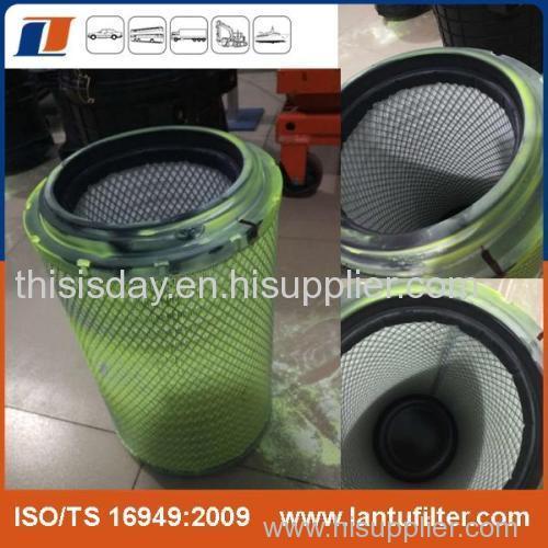 iveco air filter E119L  HP970  AF25062  C33920/3  R361  from china Lantu manufacturer