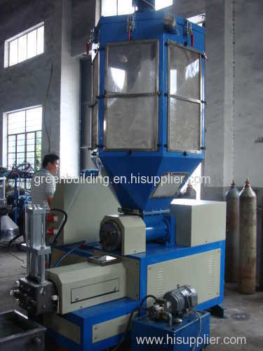 EPS Pelletizer machine for recycle EPS scraps into GPPS