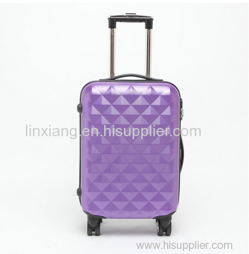Fashion Diamond Style Colorful ABS Travel Luggage For Sell