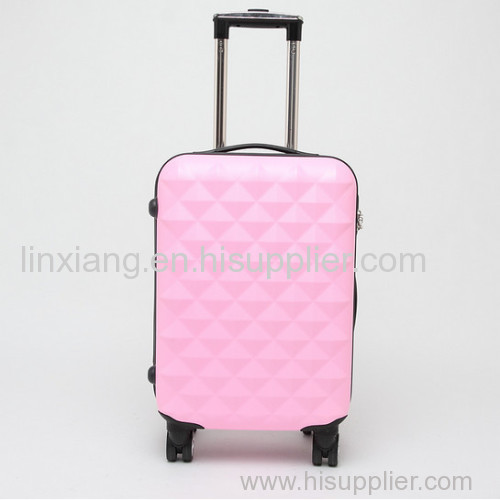 Fashion Diamond Style Colorful ABS Travel Luggage For Sell