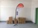 Single / Double Sides Teardrop Flag Banner With High Strength Fiber Glass / Alumium Pole