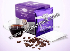 Ultrasonic Seal Kilimanjaro Drip Coffee Packaging Machine with Outer Envelope