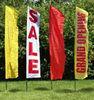 Rectangle Beach Garden Flags Banner 600D Oxford Fabric 380*70cm