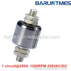 Mercury slip ring with 1200RPM working speed and big current for military machine from Barlin Times