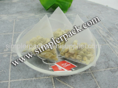 Pyramid Nylon Mesh Tea Bag Packing Machine with Measuring Cup