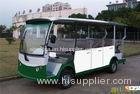 Safety 14 Seater Pure Electric Shuttle Bus With Closed Door For Reception 5KW DC Motor