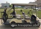 Golden Eco Friendly 4 Passenger Electrical Golf Carts With 2 Years Warranty