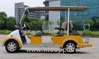 6 Seats 3KW DC Motor Electric Tour Bus With Fiberglass Roof Humanized Design