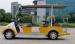 6 Seats 3KW DC Motor Electric Tour Bus With Fiberglass Roof Humanized Design